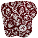 Maroon & White Burp Cloth (Personalized)