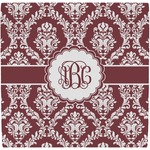 Maroon & White Ceramic Tile Hot Pad (Personalized)