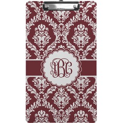 Maroon & White Clipboard (Legal Size) (Personalized)
