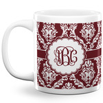 Maroon & White 20 Oz Coffee Mug - White (Personalized)