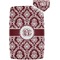 Maroon & White Crib Fitted Sheet - Apvl