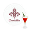 Maroon & White Drink Topper - Medium - Single with Drink