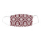 Maroon & White Fabric Face Mask