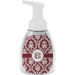 Maroon & White Foam Soap Bottle (Personalized)