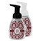 Maroon & White Foam Soap Bottles - Main