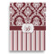 Maroon & White Garden Flags - Large - Double Sided - BACK