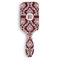 Maroon & White Hair Brush - Front View