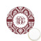 Maroon & White Icing Circle - XSmall - Front