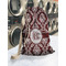 Maroon & White Laundry Bag in Laundromat