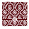 Maroon & White Microfiber Dish Rag (Personalized)