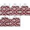 Maroon & White Page Dividers - Set of 5 - Approval