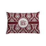 Maroon & White Pillow Case - Standard (Personalized)