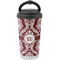 Maroon & White Stainless Steel Travel Cup