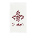 Maroon & White Guest Paper Towels - Full Color - Standard (Personalized)