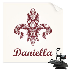 Maroon & White Sublimation Transfer - Baby / Toddler (Personalized)