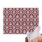 Maroon & White Tissue Paper Sheets - Main