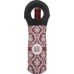 Maroon & White Wine Tote Bag (Personalized)