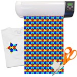 Autism Puzzle Heat Transfer Vinyl Sheet (12"x18")