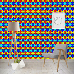 Autism Puzzle Wallpaper & Surface Covering