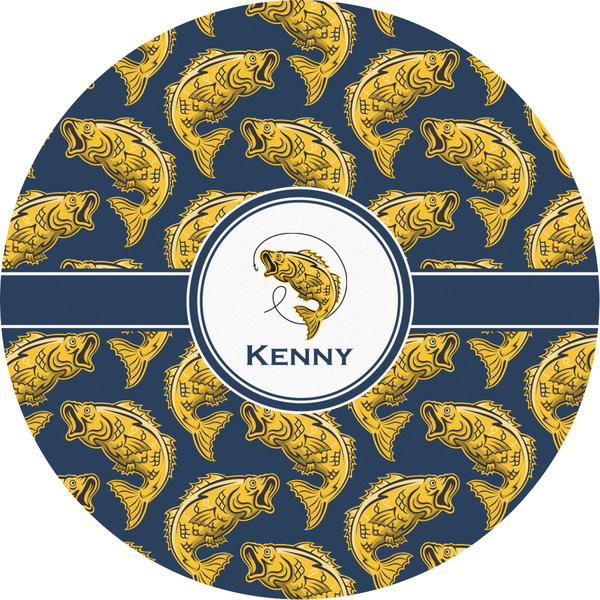 Custom Fish Multipurpose Round Labels - 2" (Personalized)