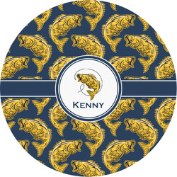 Fish Multipurpose Round Labels - 3" (Personalized)