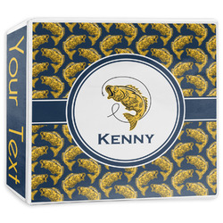 Fish 3-Ring Binder - 3 inch (Personalized)