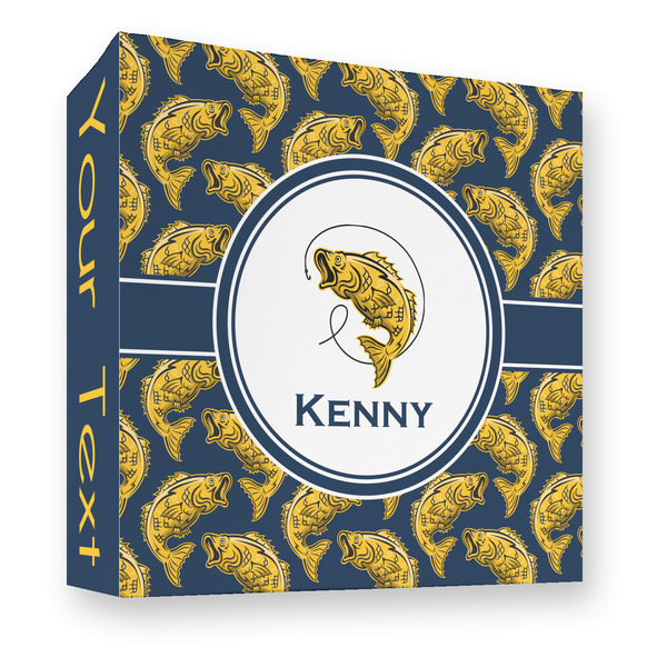 Custom Fish 3 Ring Binder - Full Wrap - 3" (Personalized)