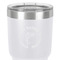 Fish 30 oz Stainless Steel Ringneck Tumbler - White - Close Up