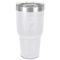 Fish 30 oz Stainless Steel Ringneck Tumbler - White - Front