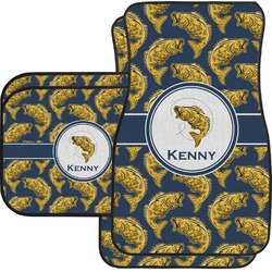 Fish Car Floor Mats Set - 2 Front & 2 Back (Personalized)