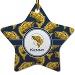 Fish Star Ceramic Ornament w/ Name or Text