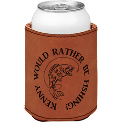 Fish Leatherette Can Sleeve - Single Sided (Personalized)