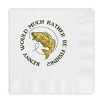 Fish Embossed Decorative Napkins (Personalized)