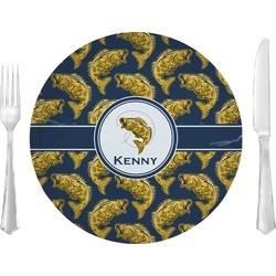 Fish Glass Lunch / Dinner Plate 10" (Personalized)