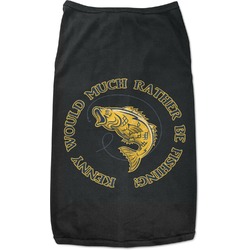 Fish Black Pet Shirt - 3XL (Personalized)