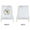 Fish Drawstring Backpacks - Sweatshirt Fleece - Single Sided - APPROVAL