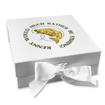 Fish Gift Box with Magnetic Lid - White (Personalized)