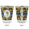 Fish Glass Shot Glass - with gold rim - APPROVAL