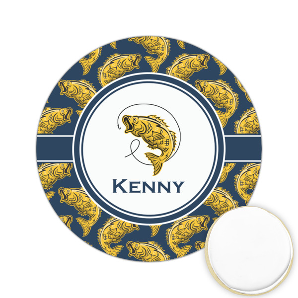 Custom Fish Printed Cookie Topper - 2.15" (Personalized)