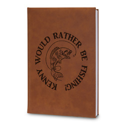 Fish Leatherette Journal - Large - Double Sided (Personalized)