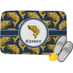 Fish Memory Foam Bath Mat - 24"x17" (Personalized)