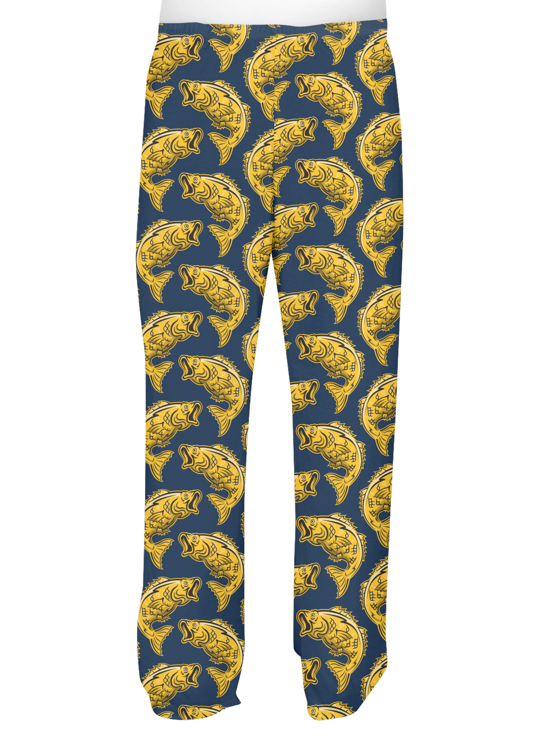 Fish Mens Pajama Pants - M (Personalized) - YouCustomizeIt