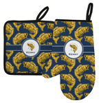 Fish Left Oven Mitt & Pot Holder Set w/ Name or Text