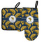 Fish Neoprene Oven Mitt and Pot Holder Set - Left