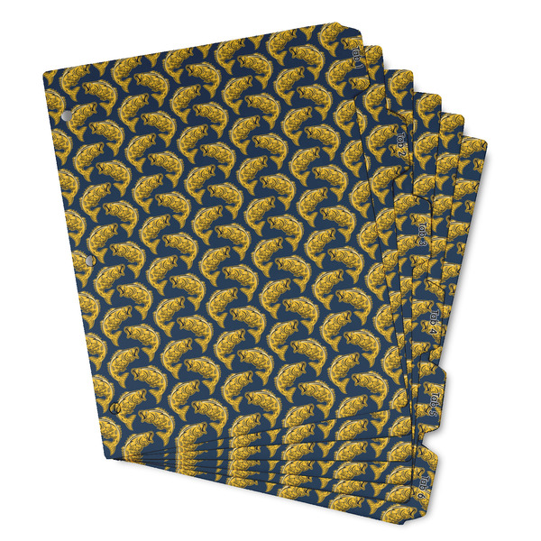 Custom Fish Binder Tab Divider - Set of 6 (Personalized)