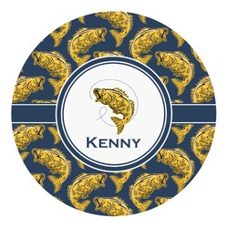 Fish Round Decal - XLarge (Personalized)