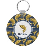 Fish Round Plastic Keychain (Personalized)