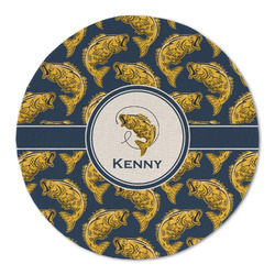 Fish Round Linen Placemat - Single Sided (Personalized)