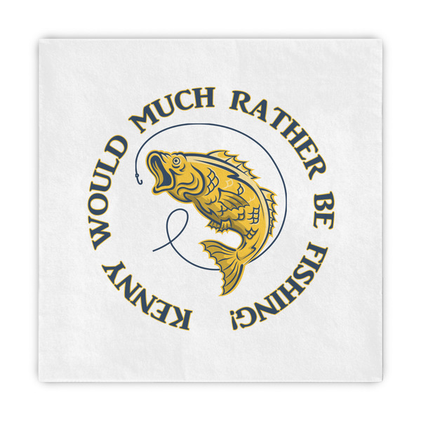 Custom Fish Decorative Paper Napkins (Personalized)