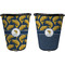 Fish Trash Can Black - Front and Back - Apvl